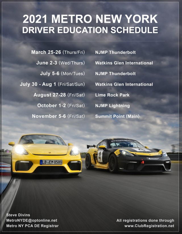 DE 2021 Schedule