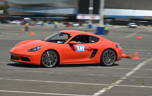 Porsche competing in Metro Autocross